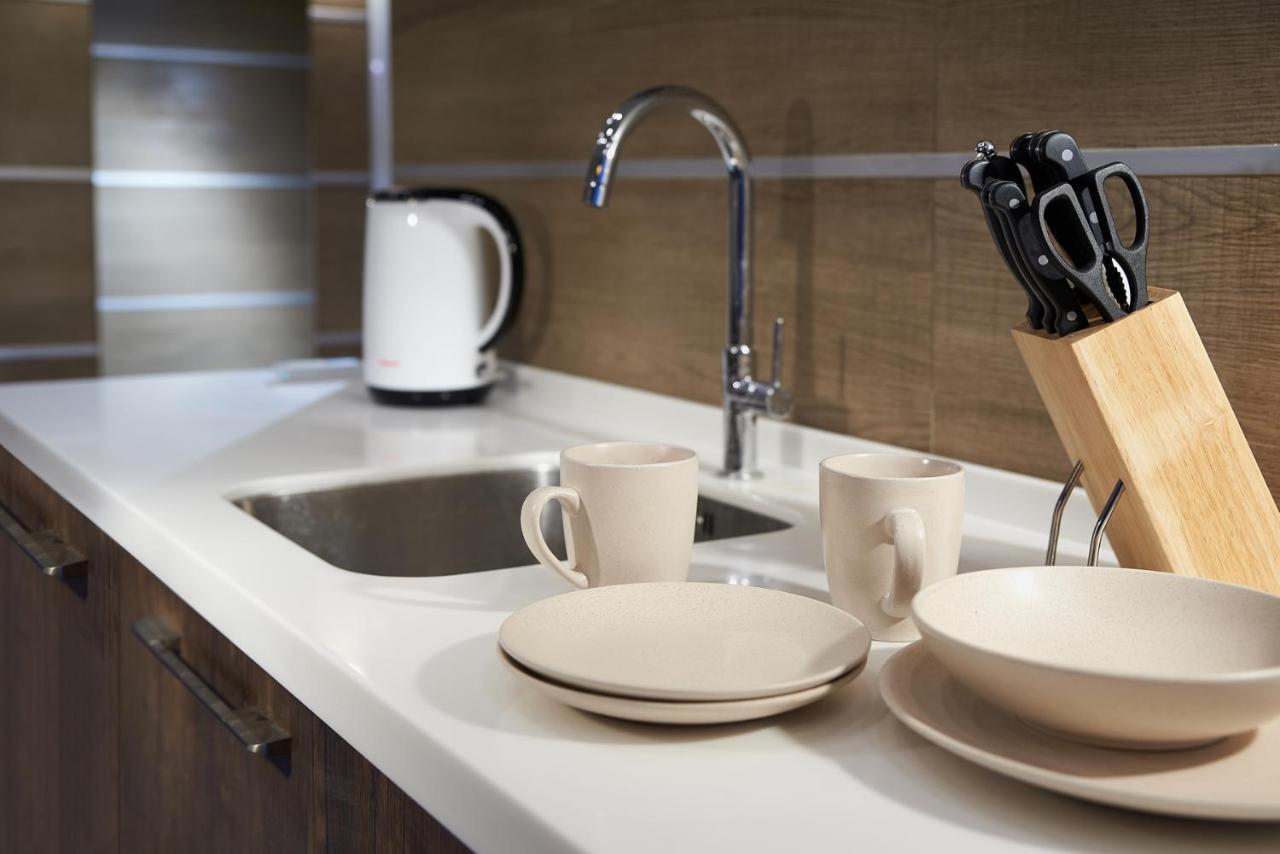 Sauna, Big Jacuzzi , Khreshchatyk Apartments Kiev Luaran gambar